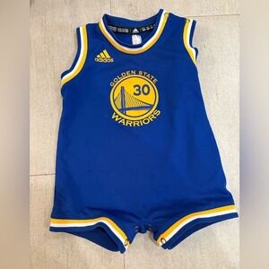 Stephen Curry Golden State Warriors infant jersey romper size 18 months